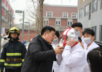 中国矿业大学（北京）保安中队出色完成客户单位消防技能培训与消防演练活动